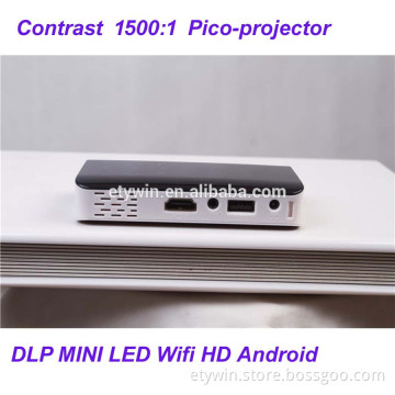 New multimedia pico cheap mini pocket led wireless projector